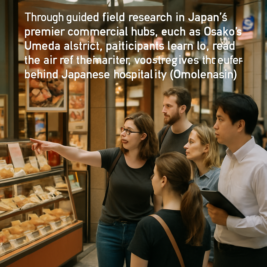 OnSite Intent Decoding Through guided field research in Japans premier commercial hubs such as Osakas Umeda district participants learn to read the ai